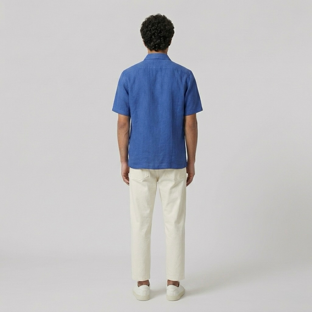 Coastal Linen Short-Sleeve Shirt