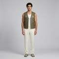 Cutwork Statement Vest