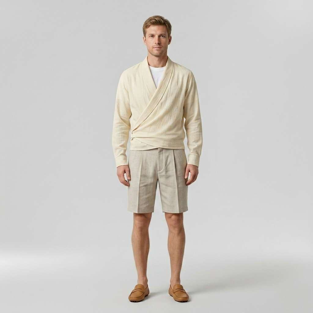 Wrap Knit Pullover